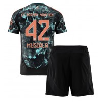 Echipament fotbal Bayern Munich Jamal Musiala #42 Tricou Deplasare 2024-25 pentru copii maneca scurta (+ Pantaloni scurti)